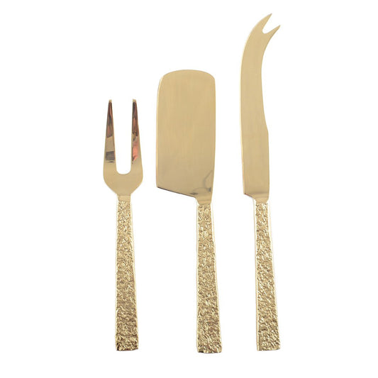 Aulica Gouden Kaasmessen Set (3-delig) | woon-meubel.nl