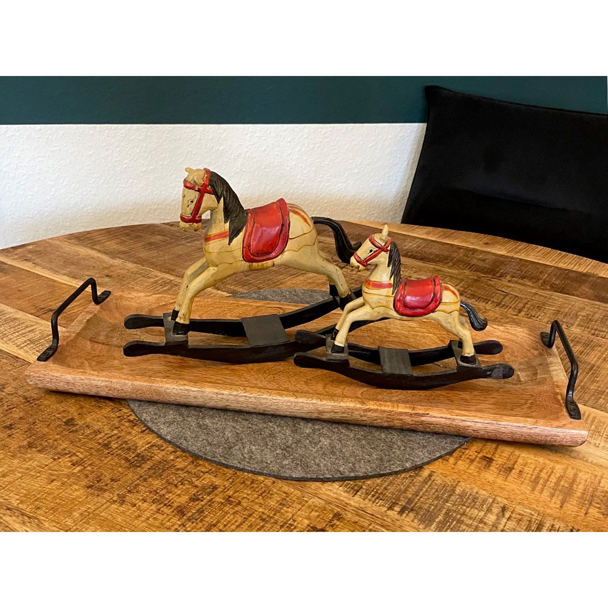 Rustek Mango Houten Dienblad met Handgrepen |woon-meubel.nl