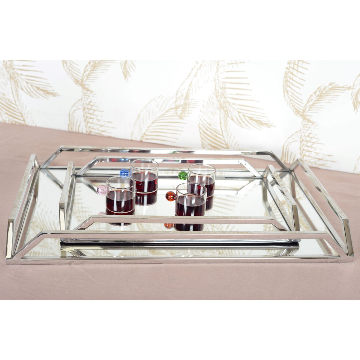 Set 4 Glazen Koffiekopjes met Gekleurde Balgrepen – woon-meubel.nl