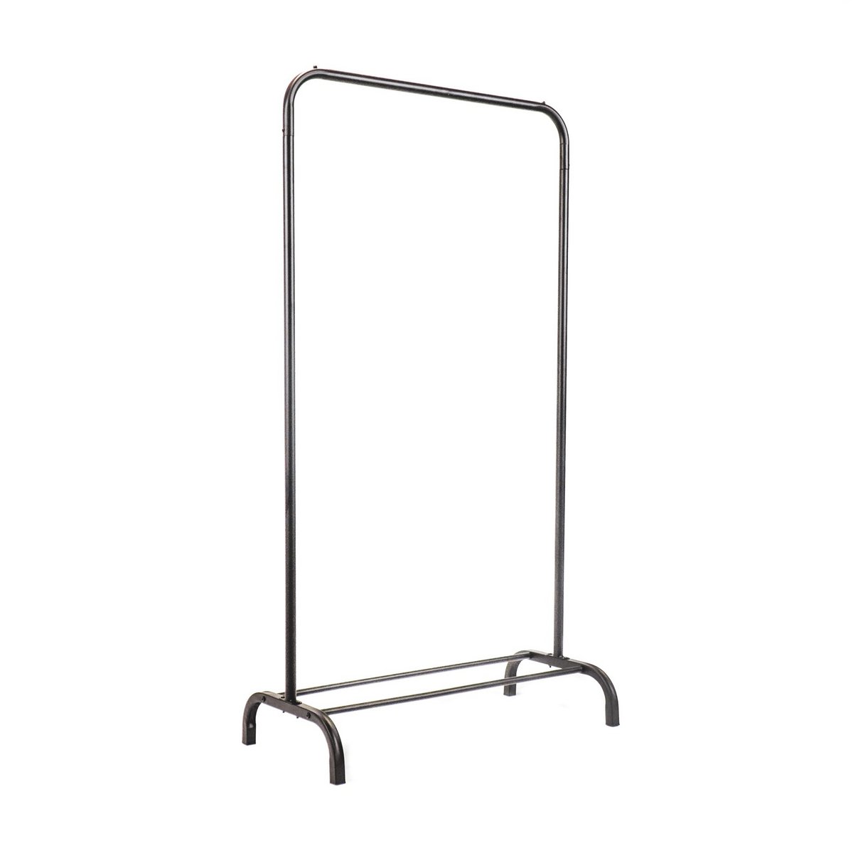 Etagère à draps - Métal - Noir - 80x40x150cm