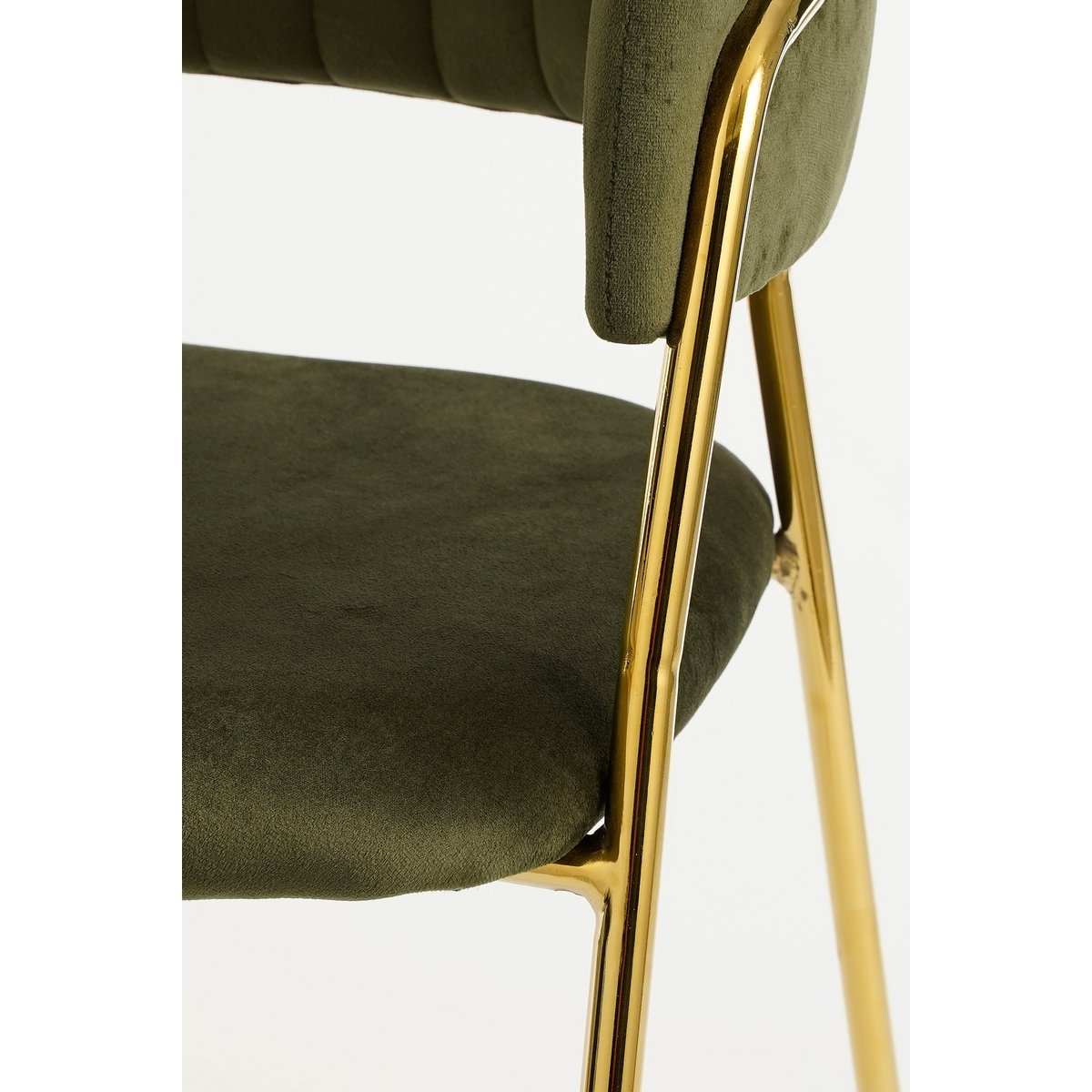 Moony Dining Chair - Velvet - Dark Green