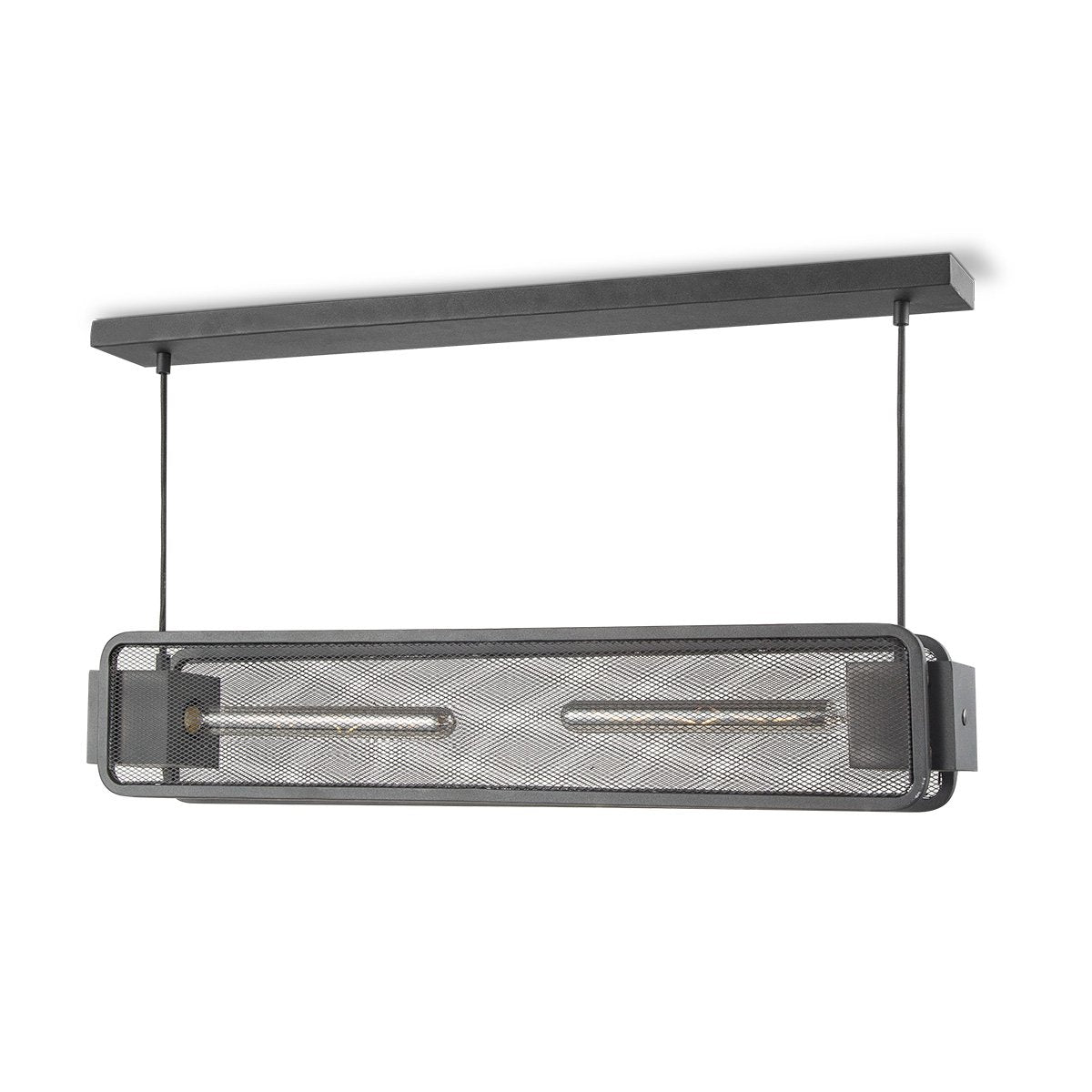Hanging lamp Weave - Black - 80x12x150cm