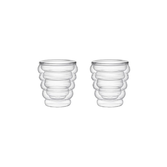 Aulica Espresso Glazen 70ml – Set van 2 Dubbelwandig | woon-meubel.nl