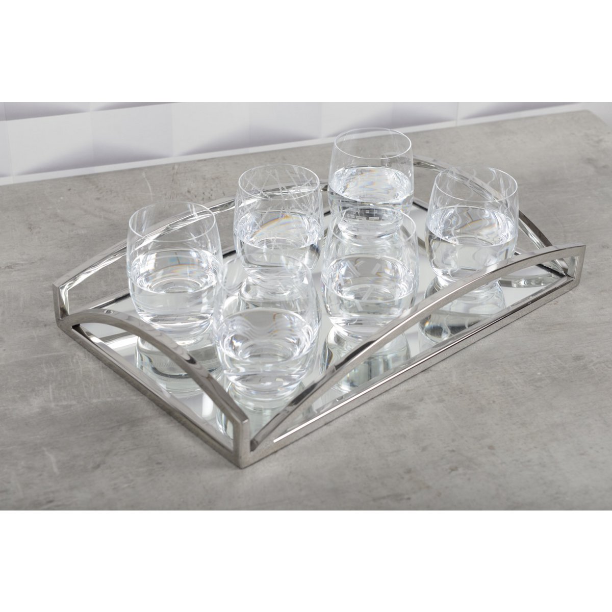 BASS Waterglazen – Set van 6 – Laag Model – Glas – 10 cm |woon-meubel.nl