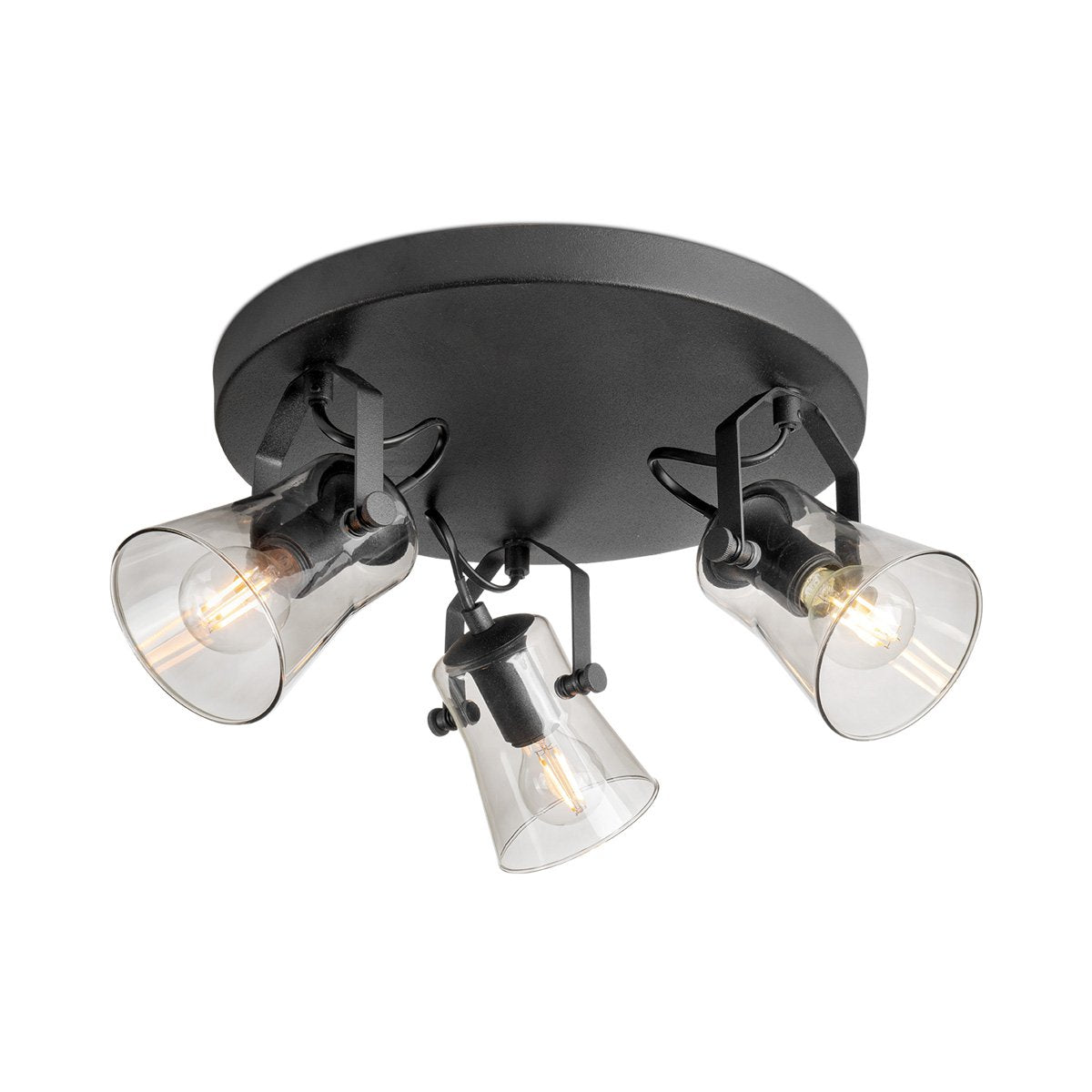 LED Opbouwspot Edge 3 - Rond - dimbare - zwart|woon-meubel.nl