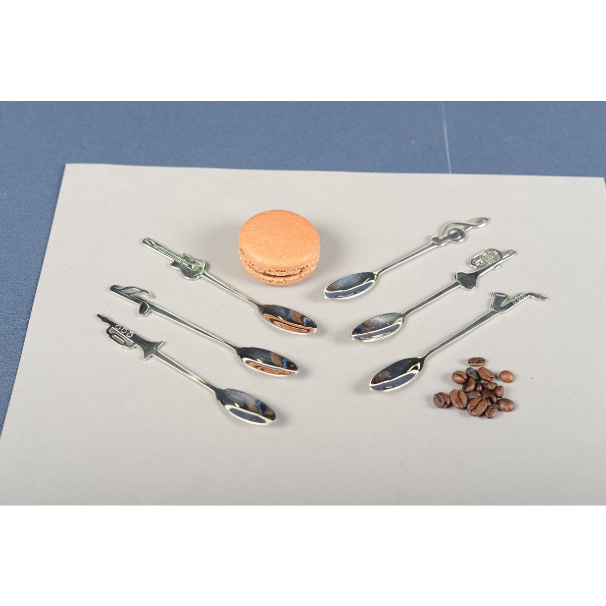 Aulica Musica Theelepels Zilver – Set van 6 Luxe Lepels |woon-meubel.nl