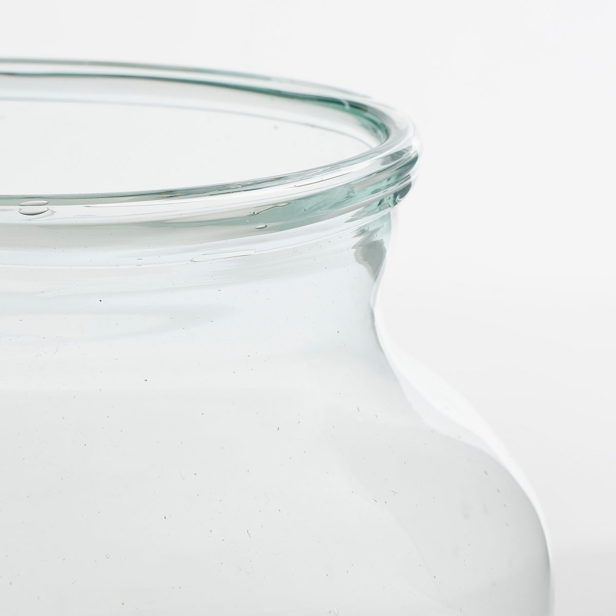 Vienne Vase - H20 x Ø21 cm - Recycled Glass - Transparent