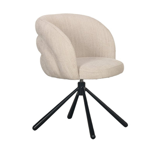 Chaise pivotante Pebble Beige