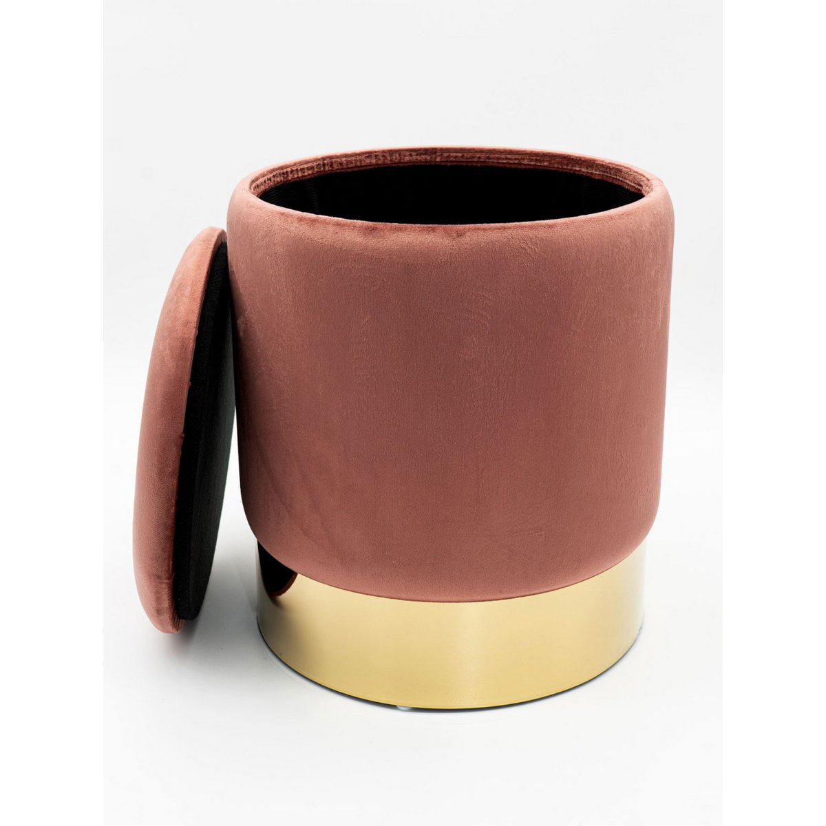 ποΈ Voglrieder Velours Hocker β Γ 31 x H 38 cm β Met Opbergruimte β Zachte Zithocker van Velours β Verkrijgbaar in 7 Kleuren