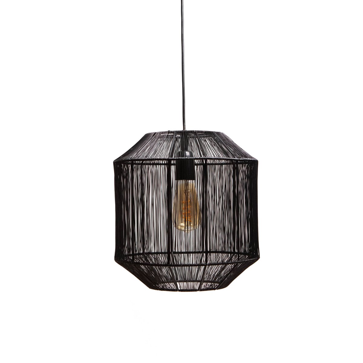 Pendant lamp SENNA matt black Ø30x32cm