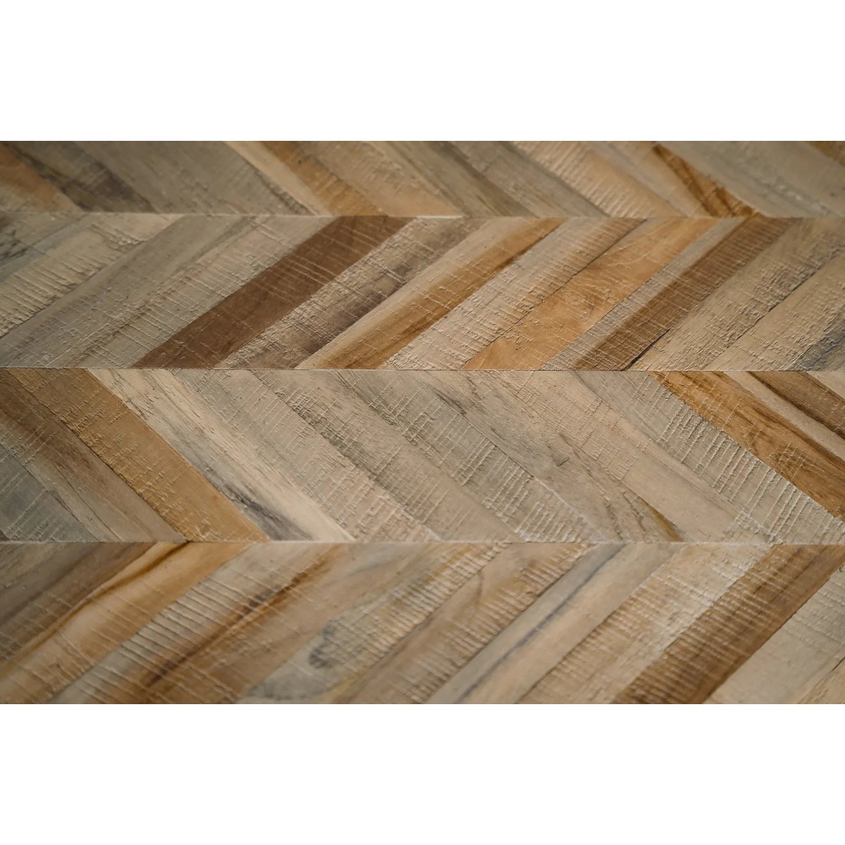 De visgraatconsole - Visgraatmotief naturel 170x40x80 |woon-meubel.nl