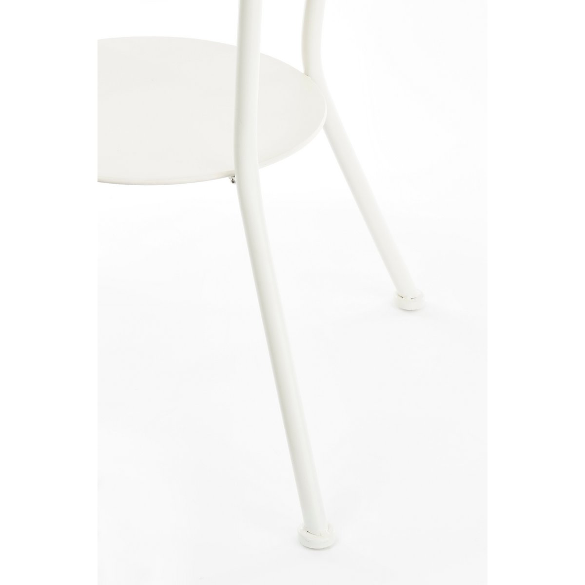 Bologna Bijzettafel Buiten Rood - Metaal - H60 x Ø50 cm |woon-meubel.nl