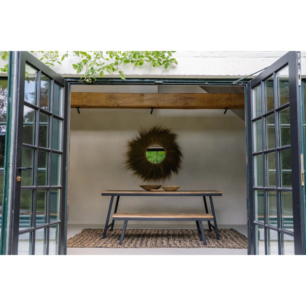 De Visgraatbank - Naturel - 150 |woon-meubel.nl