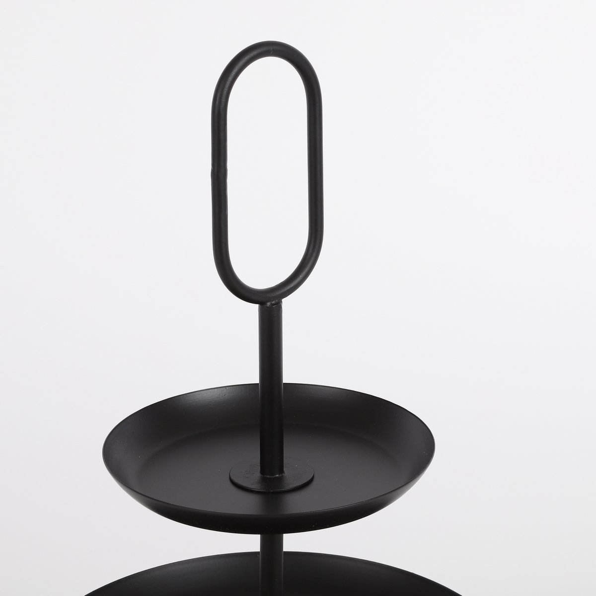 Rama Etagere 3 Layers - H55 x Ø38 cm - Metal - Black