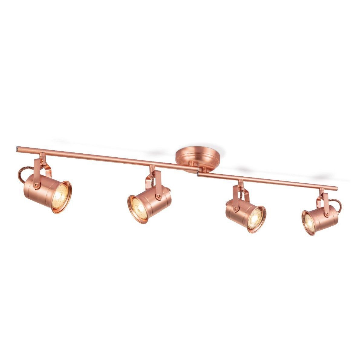 LED Surface-mounted spotlight Venn 4 - incl. dimmable LED lamp - Copper