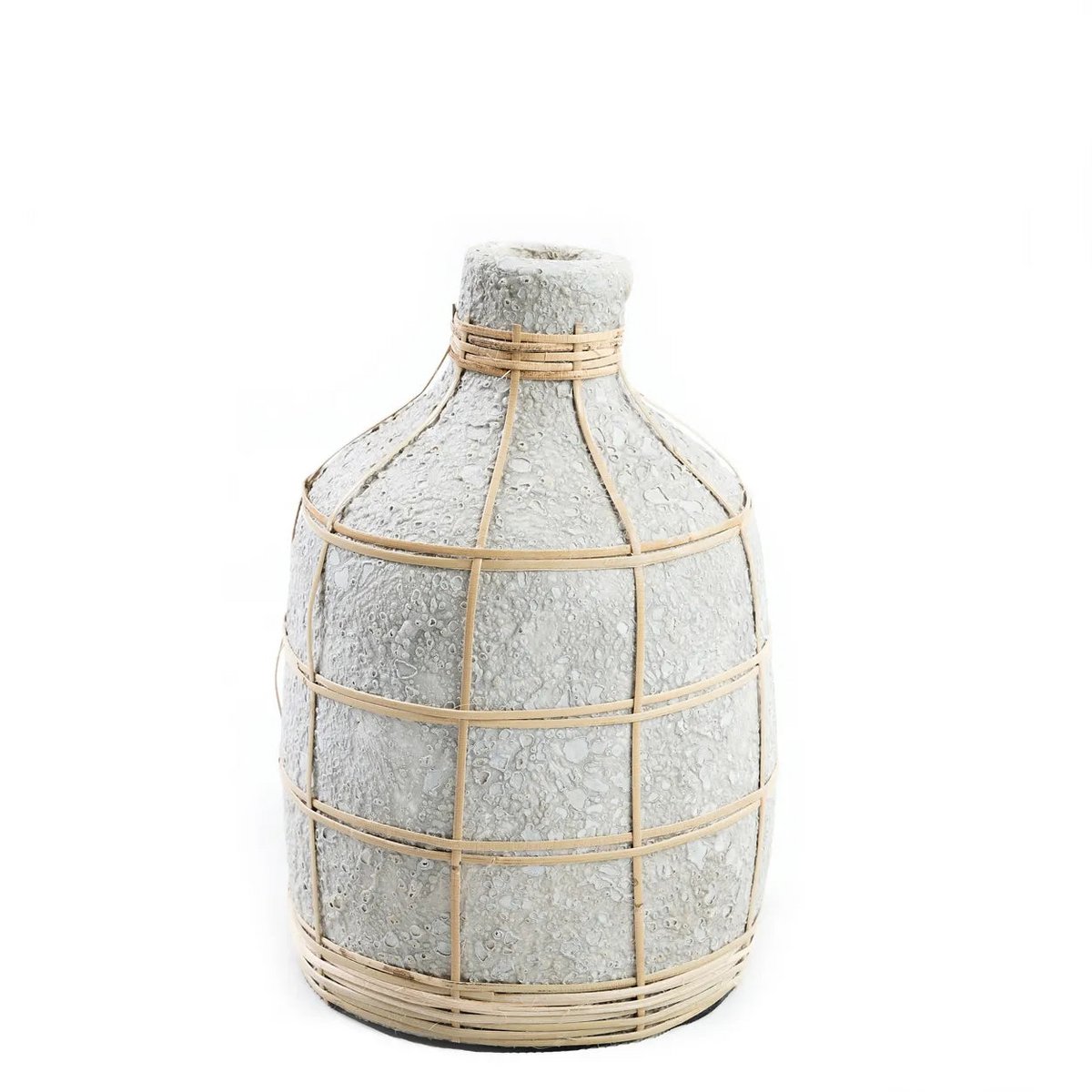 De Whoopy Vaas - Beton Naturel - M |woon-meubel.nl