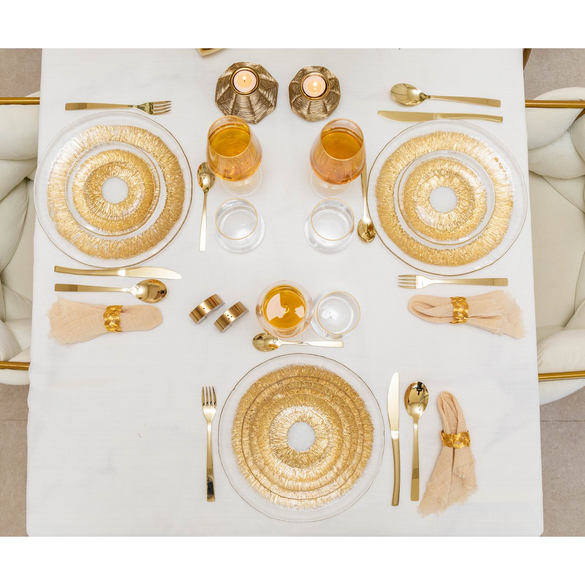 Huisvrouw 24-delige Briljante Champagne Bestekset – Aulica