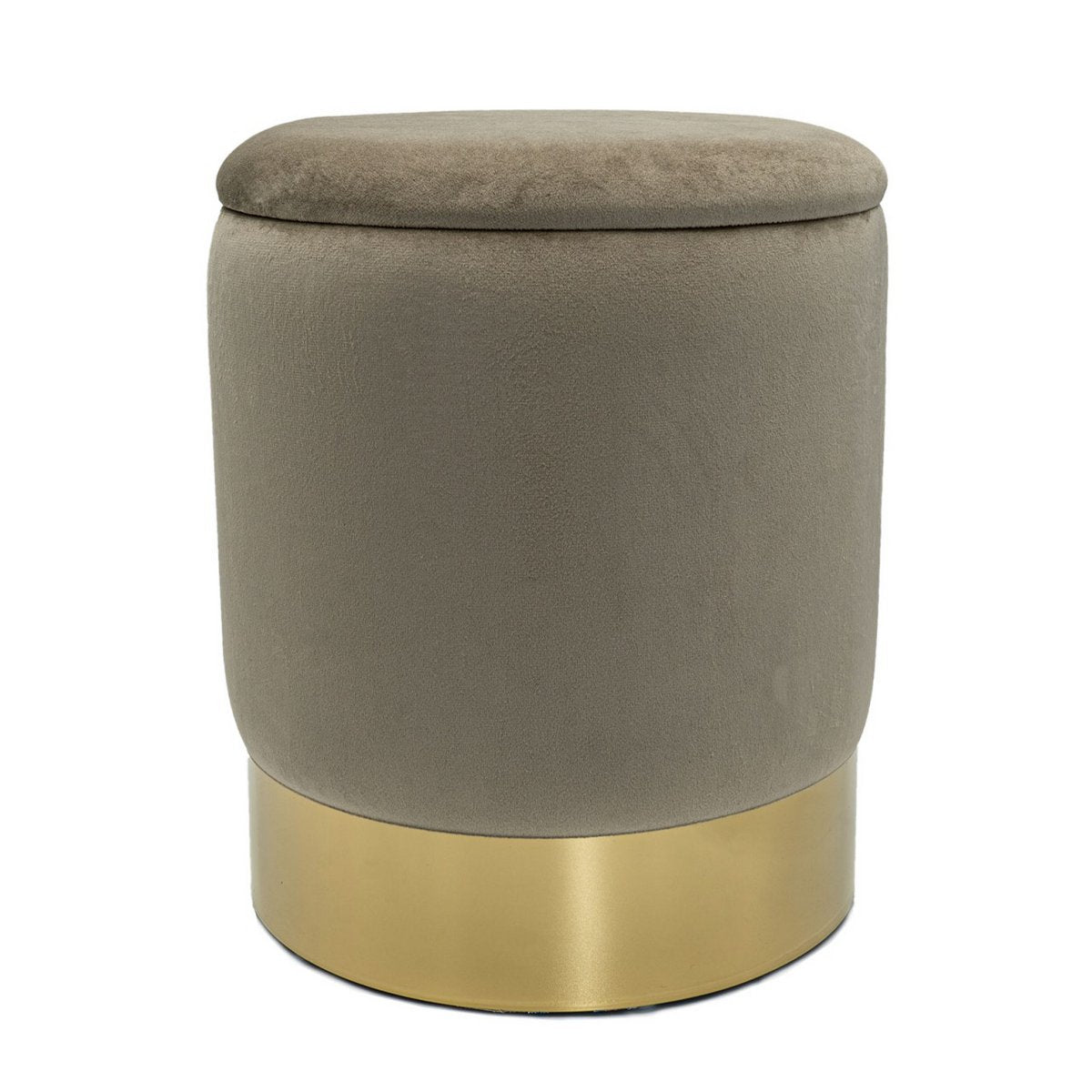 ποΈ Voglrieder Velours Hocker β Γ 31 x H 38 cm β Met Opbergruimte β Zachte Zithocker van Velours β Verkrijgbaar in 7 Kleuren