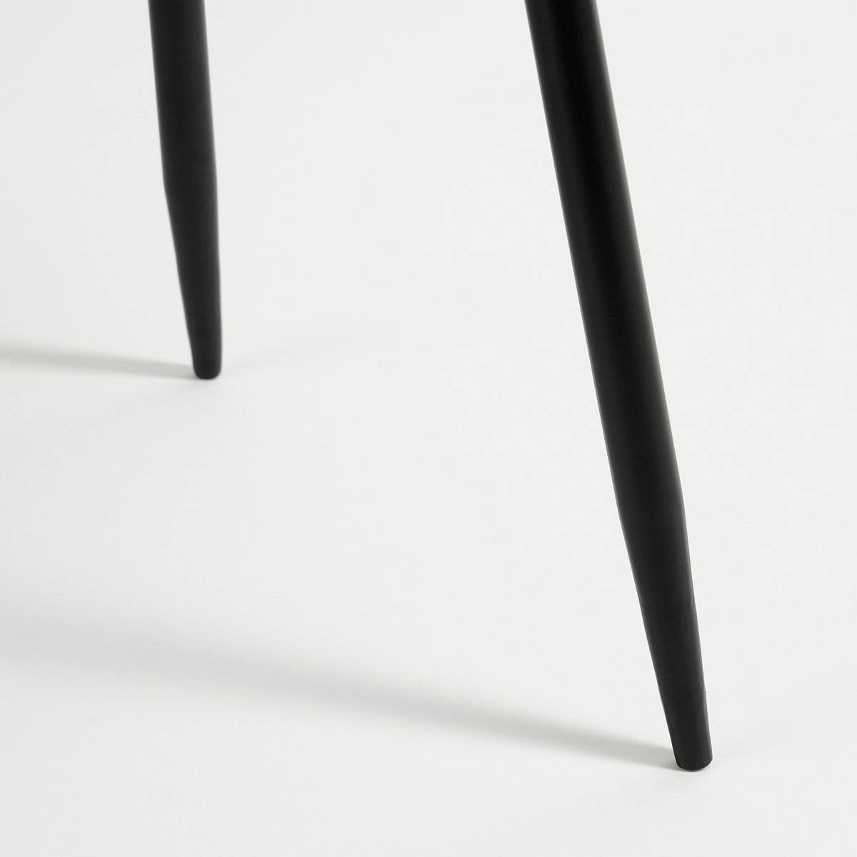Table d'appoint Flores - H49 x Ø42 cm - Métal - Noir
