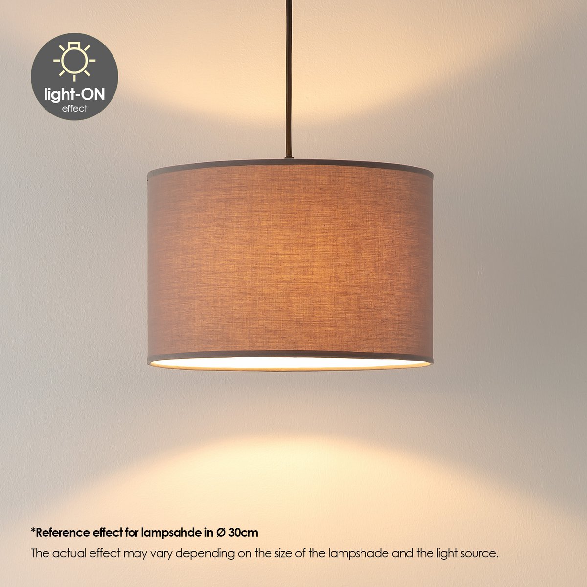 Home Sweet Home hanging lamp Bling-Xxl Beam 6L-Anthracite-20cm