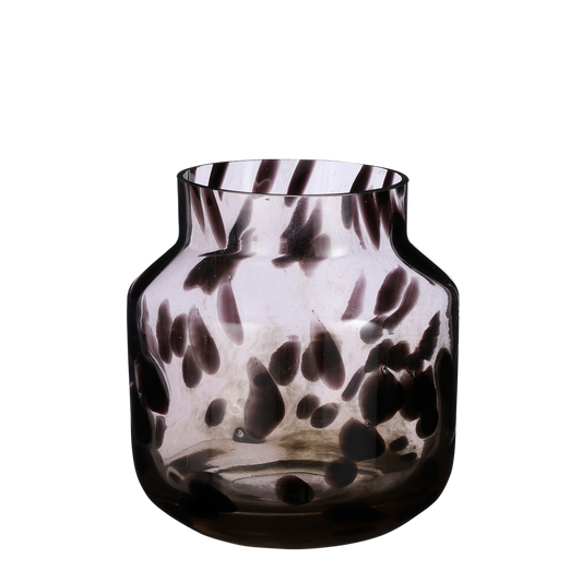 Vase Pantera - H23 x Ø21 cm - Marron