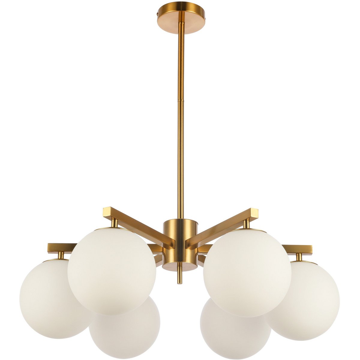Pendant lamp Stella White 6-light