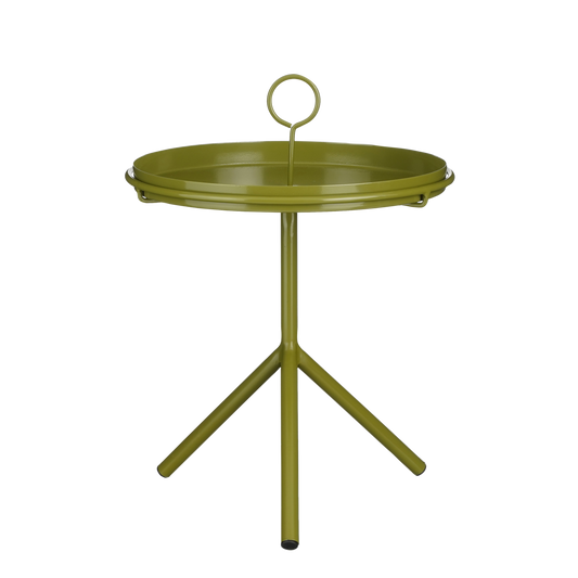 Aston Bijzettafel met Afneembaar Dienblad - Donkergroen |woon-meubel.nl