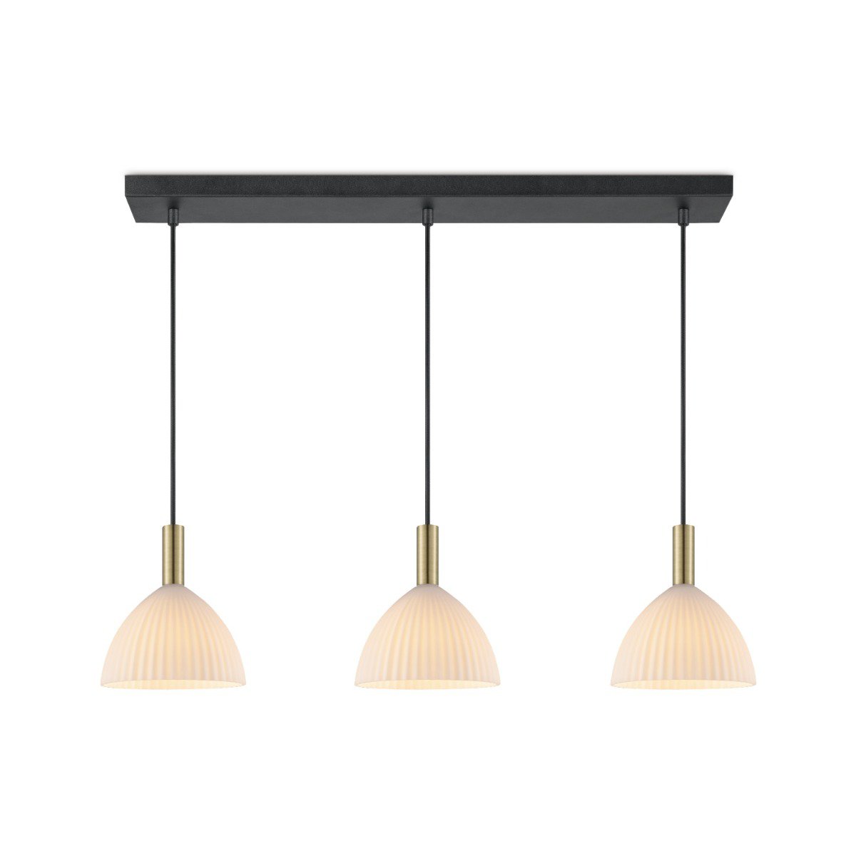 Hanging lamp Credo - Brass - 70x18x125cm
