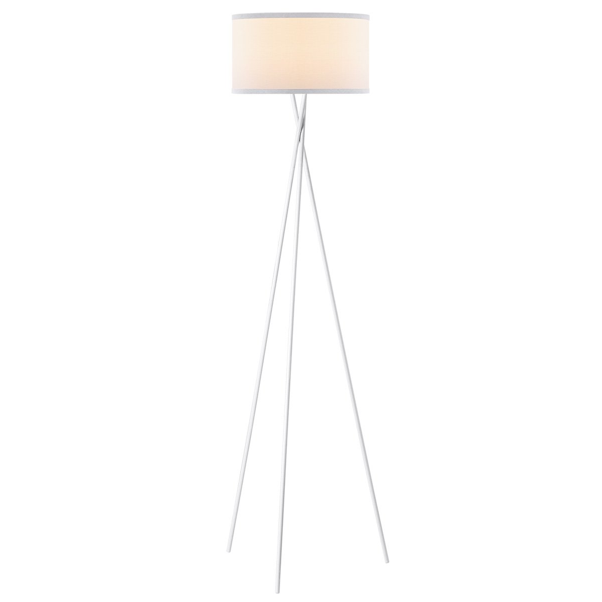 Modern Floor Lamp - Lampshade White - 53x53x138