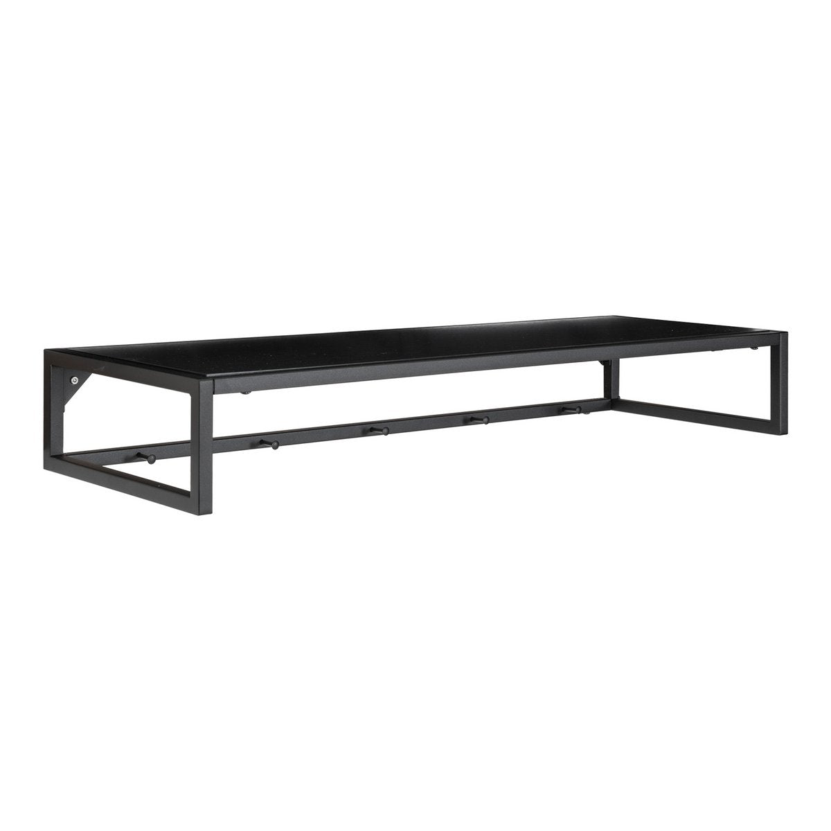 Vita Hat shelf - Black, steel, 80x28 cm