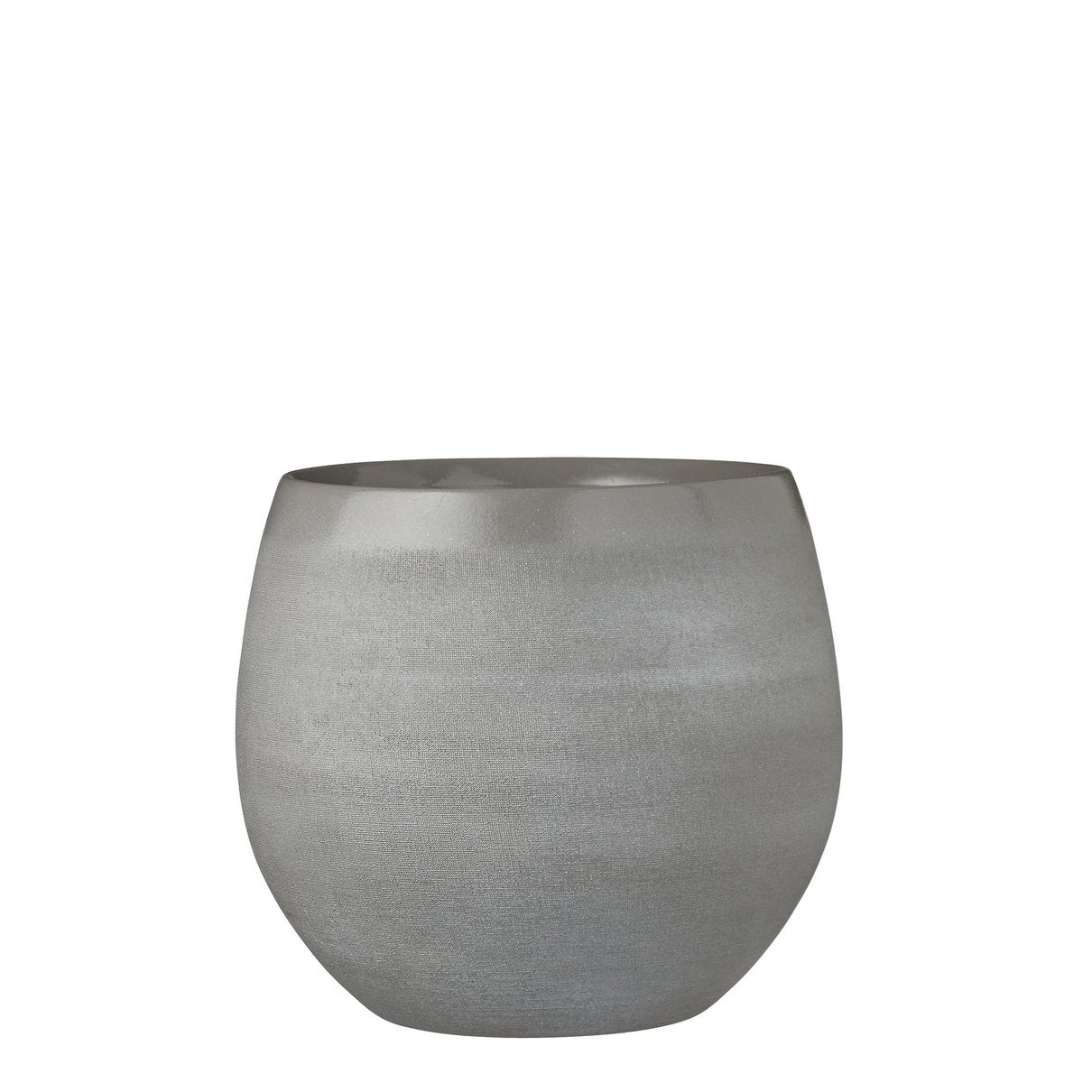 Douro Flowerpot - H23 x Ø 26 cm - Terracotta - Light Grey