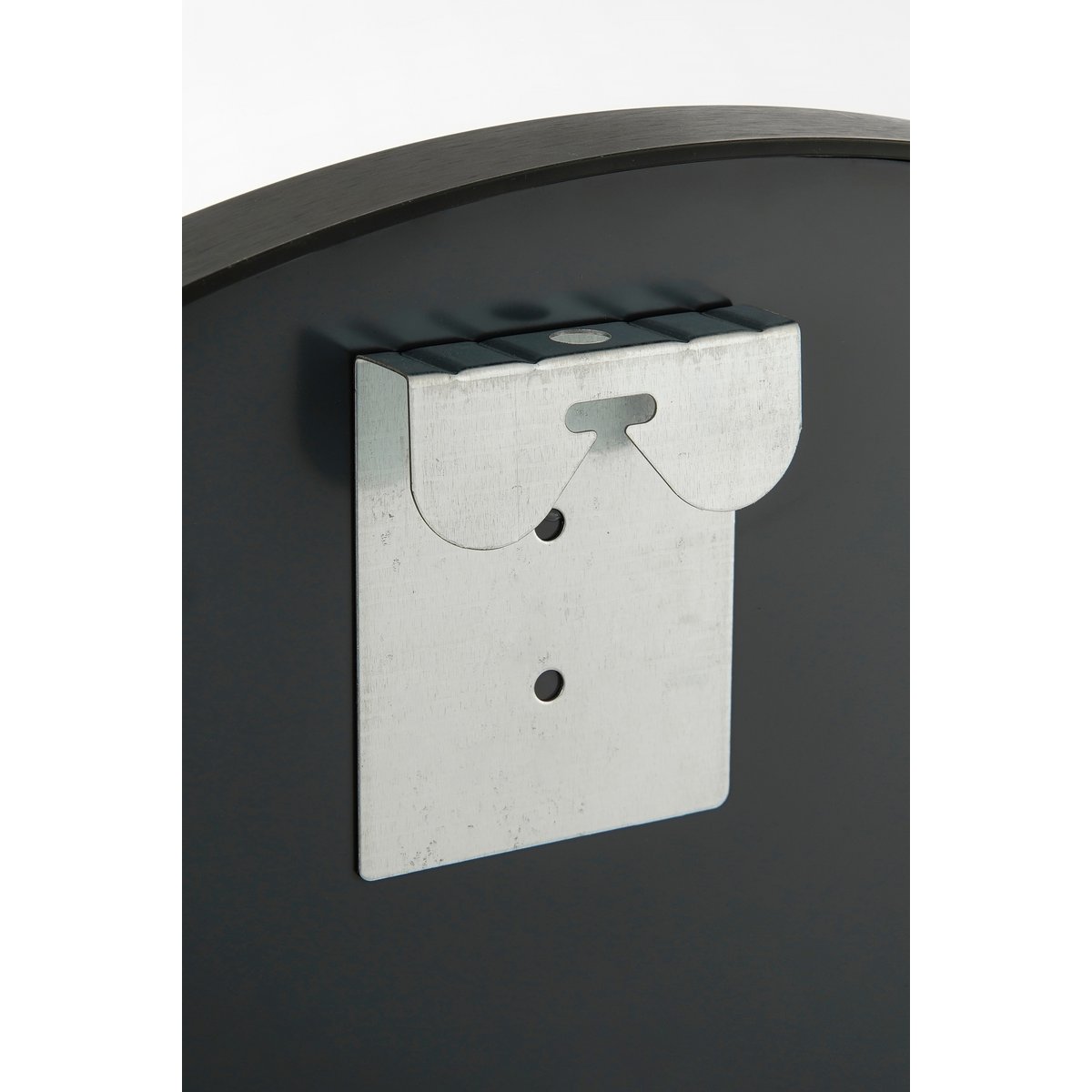 Rossi Wandspiegel - H3 x Ø60 cm - Metaal - Zwart |woon-meubel.nl
