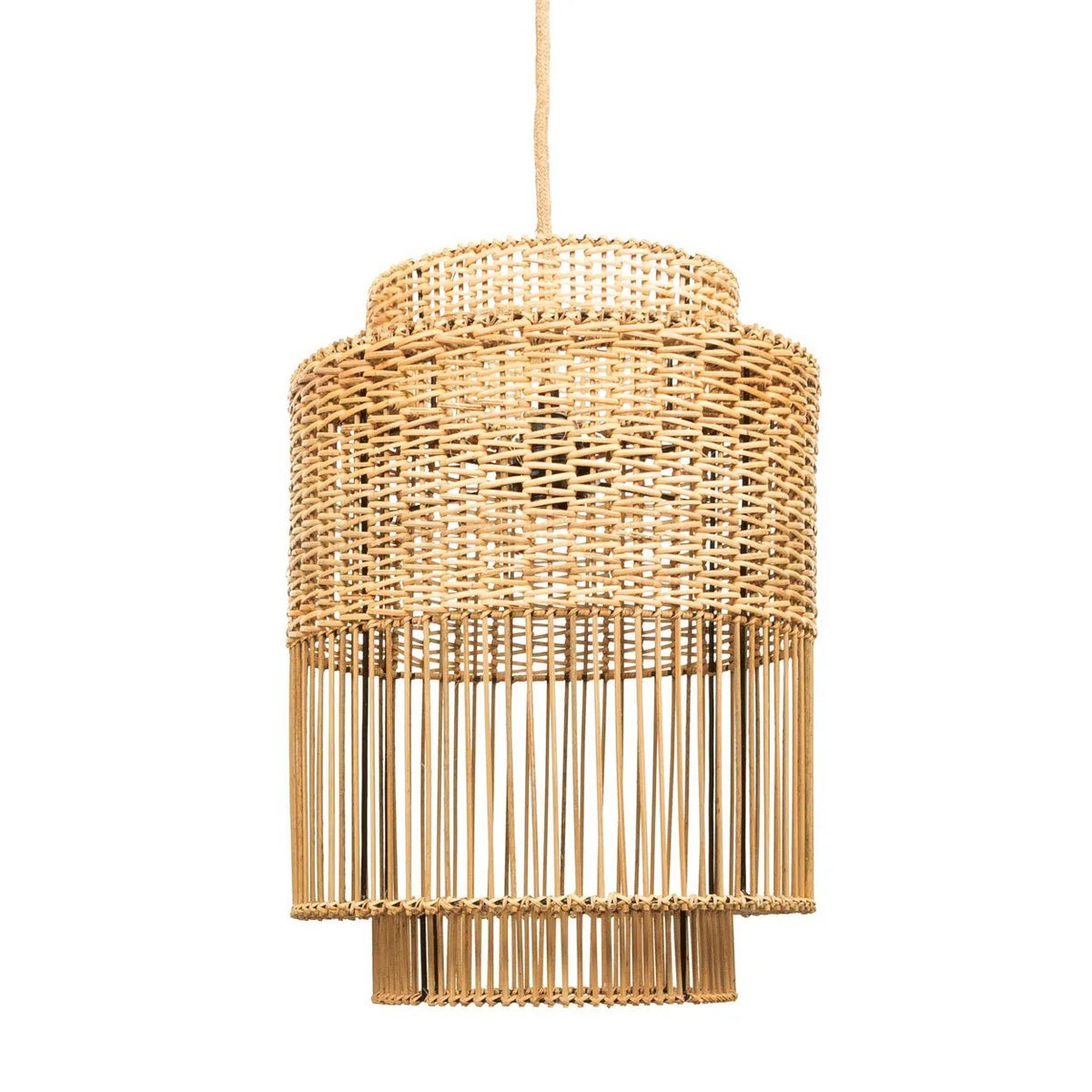 Handgemaakte rotan hanglamp |woon-meubel.nl