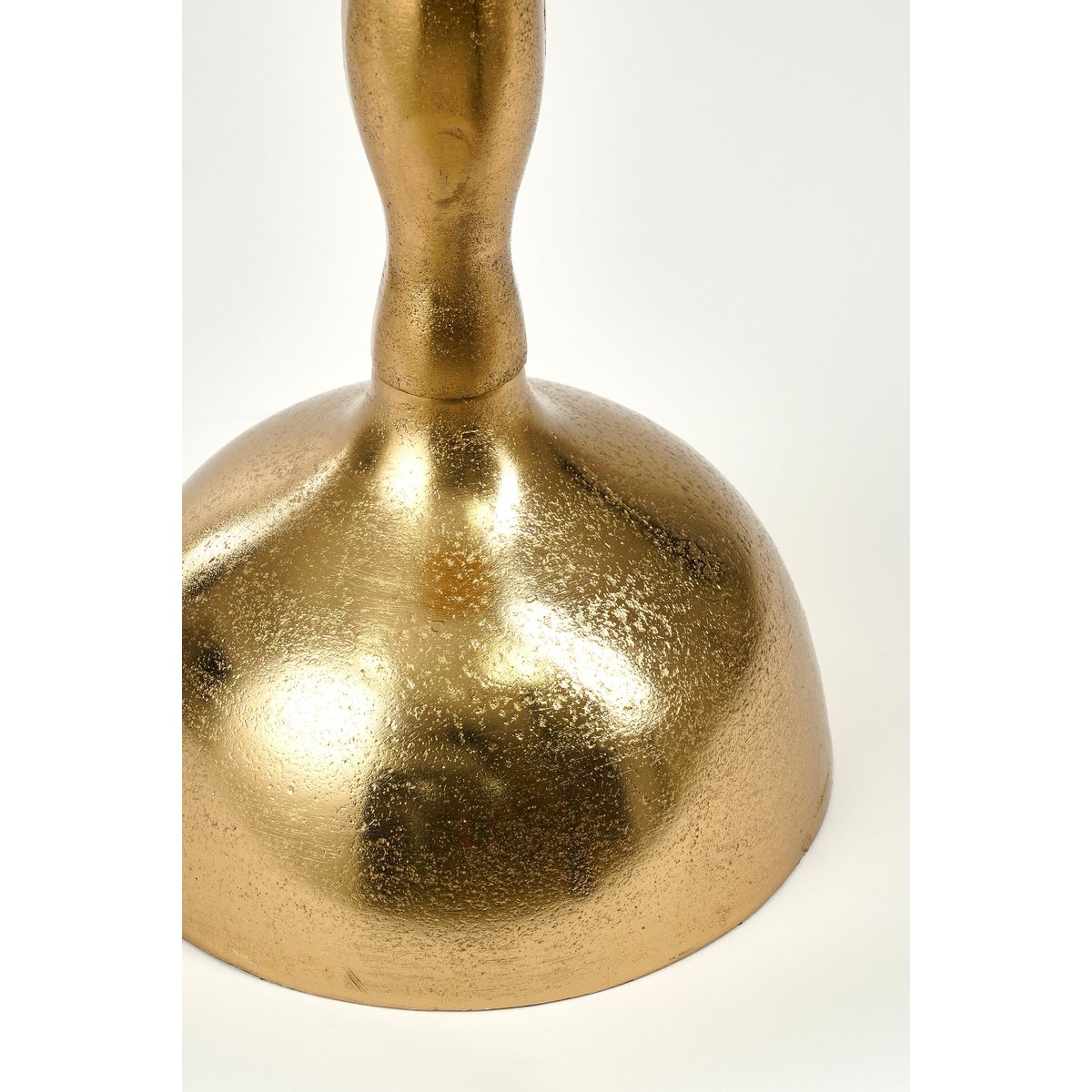 Table d'appoint Duco - H66 x Ø25 cm - Aluminium recyclé - FSC 100% - Or