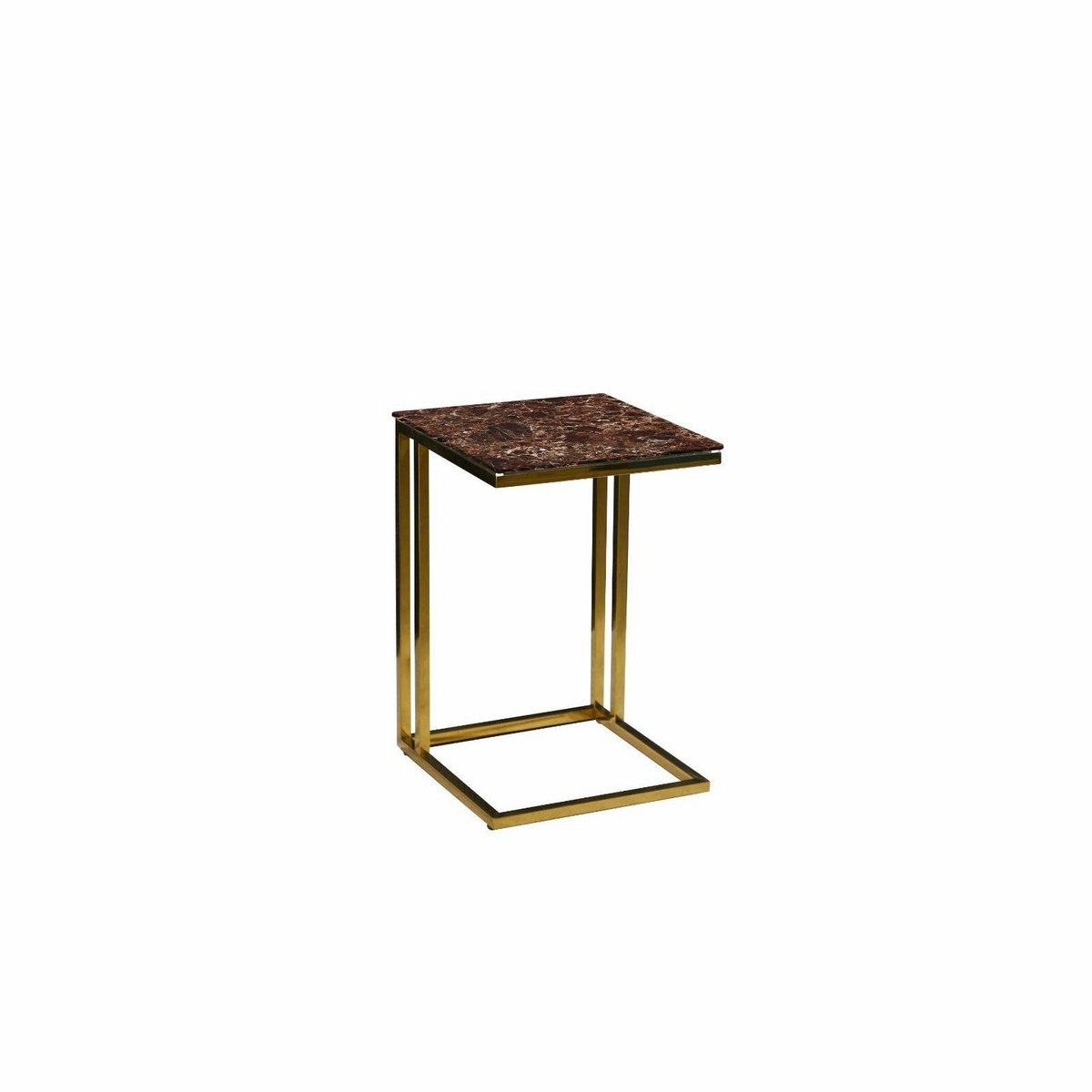 Table pour ordinateur portable en marbre doré