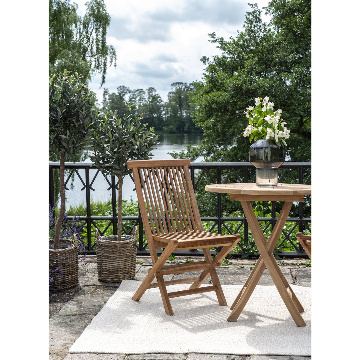 Toledo Eetkamerstoel - Natuurlijk, Teak - Set van 2 |woon-meubel.nl