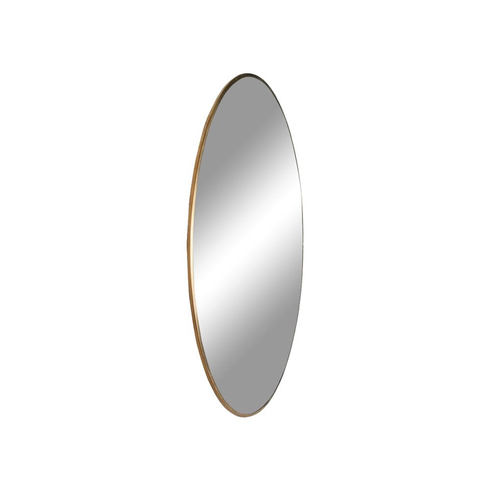 Jersey Spiegel rond in zwart of messing look 40/60/60/80