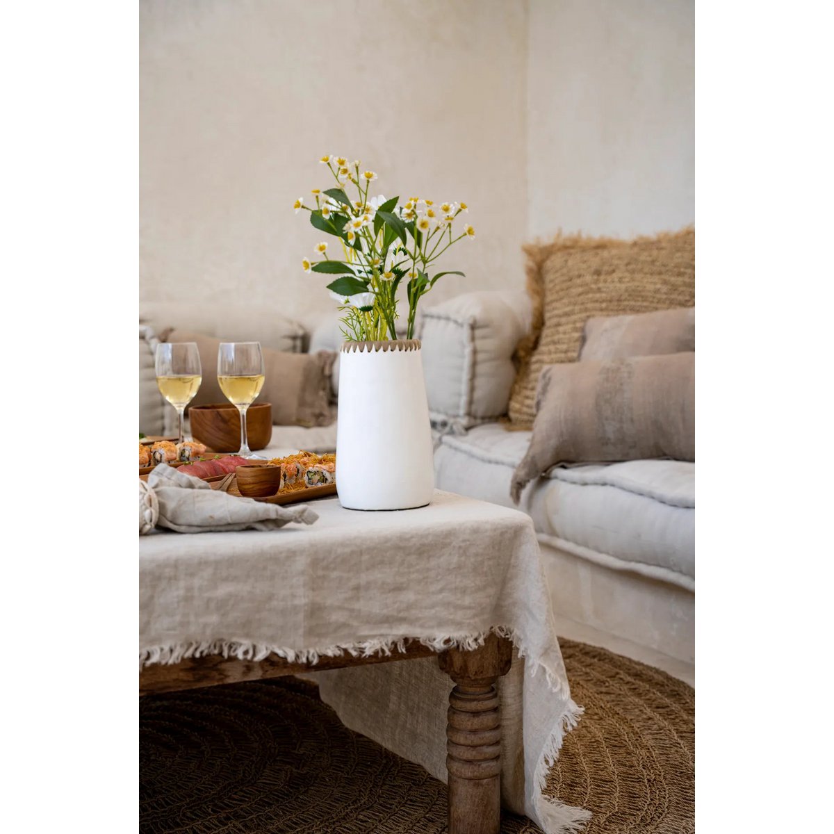 The Sneaky Vase - Wit Naturel - S |woon-meubel.nl