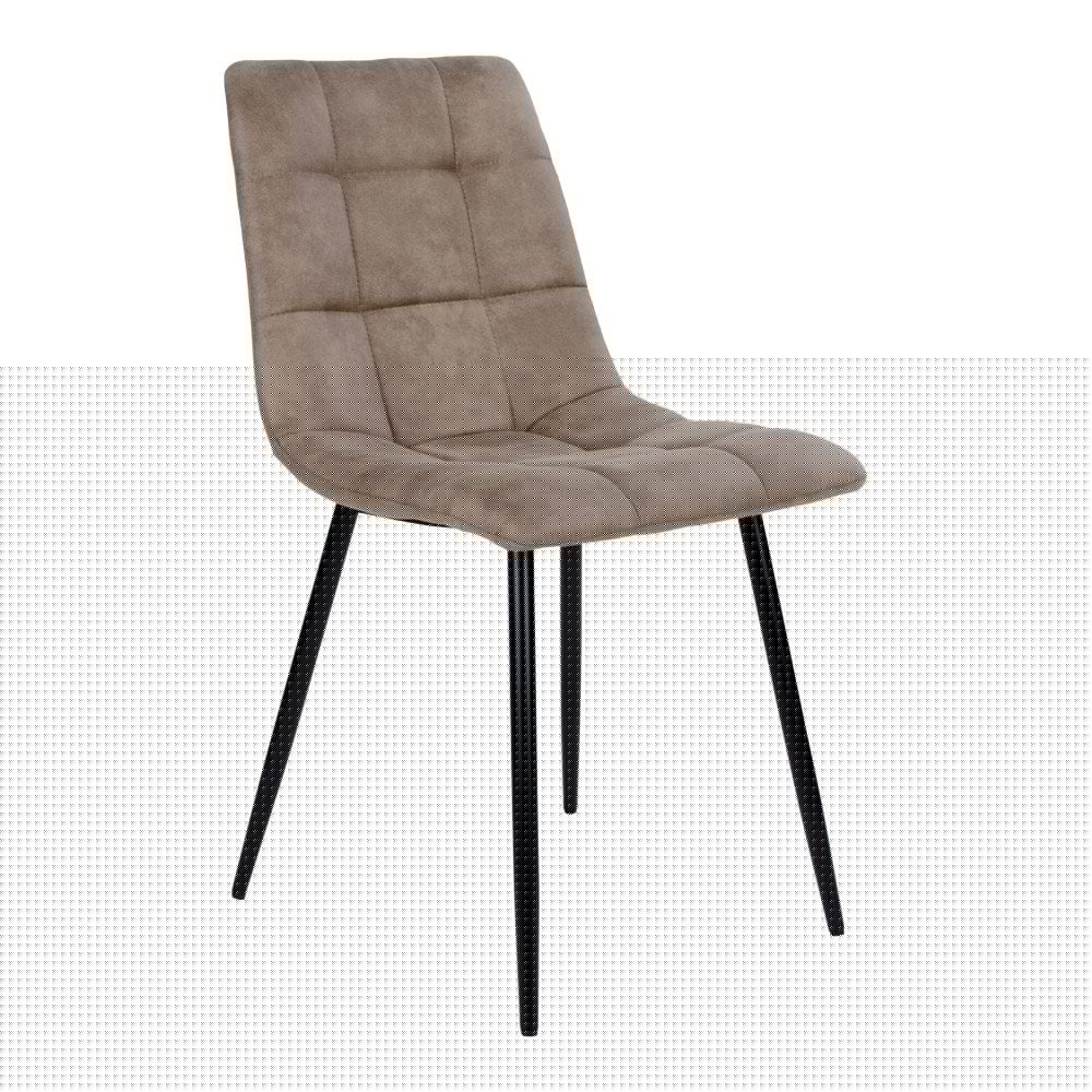 Middelfart Dining Chair - Light Brown Microfiber - Set of 2