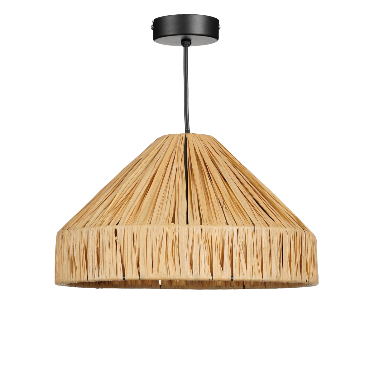 Elisa Hanglamp - Lichtbruin - Raffia H18 x Ø30 cm |woon-meubel.nl