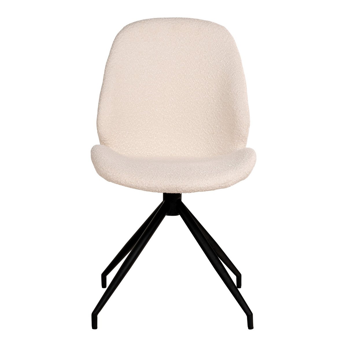 Monte Carlo Dining Chair - Eetkamerstoel in bouclé |woon-meubel.nl