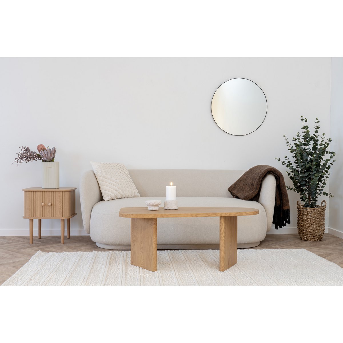 Melo -salontafel - Natuurlijk |woon-meubel.nl