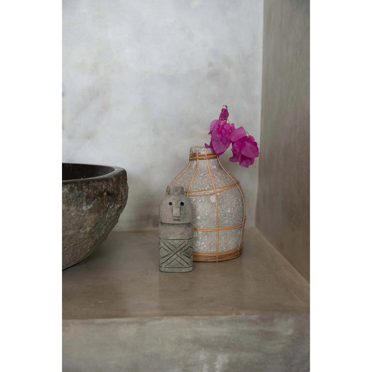 De Whoopy Vaas - Beton Naturel - S |woon-meubel.nl
