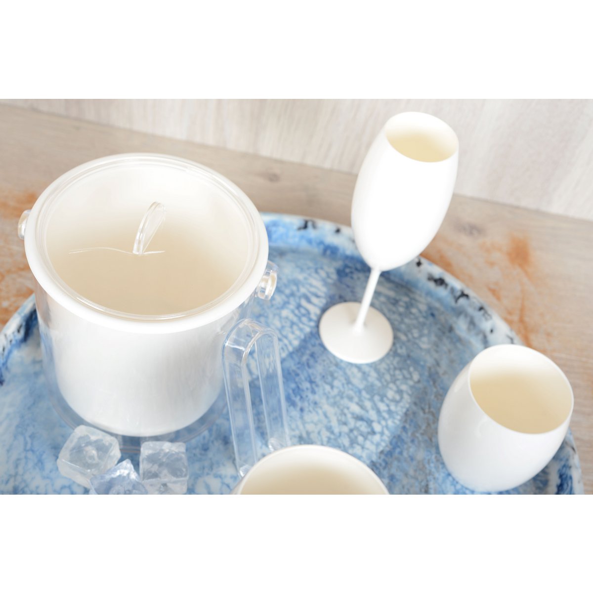 Witte Champagneglazen – Aulica 210 ml - Set van 6