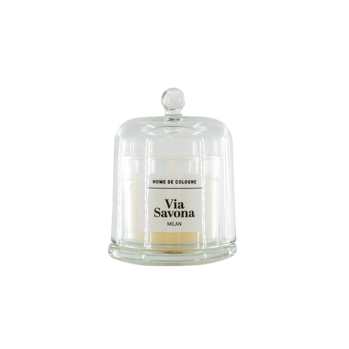 Via Savona – Milan scented candle 100g | Glass dome
