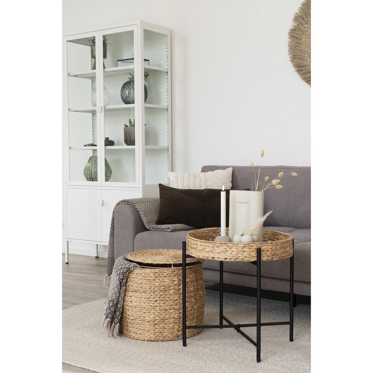 Alanya Deken- kleed, bruin/beige/wit |woon-meubel.nl