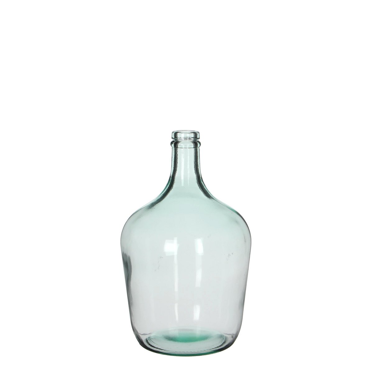 Diego Fles Vase - H30 x Ø18 cm - Recycled Glass - Transparent