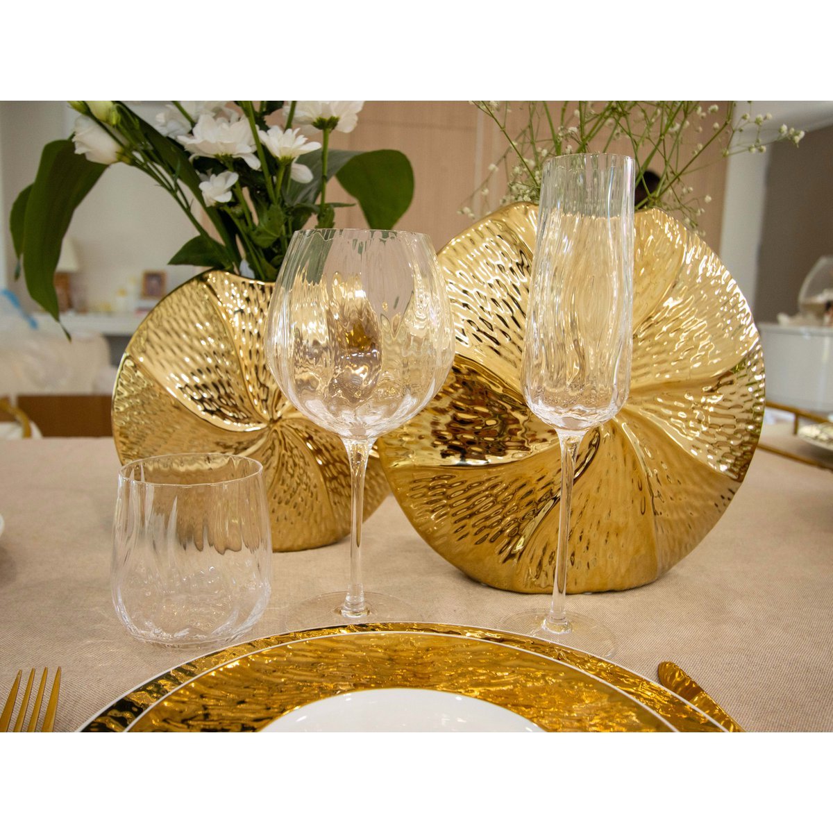 Champagneglazen Golf – Set van 6 – Luxe & Stijlvol |woon-meubel.nl