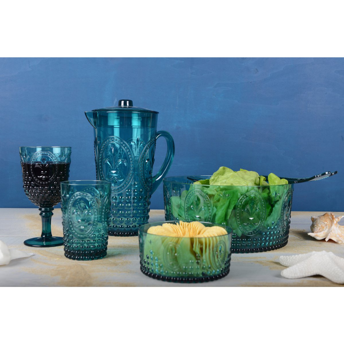 Aulica Waterkan Turquoise – Acryl Werper 1,8L – Stijlvol & Onbreekbaar |woon-meubel.nl