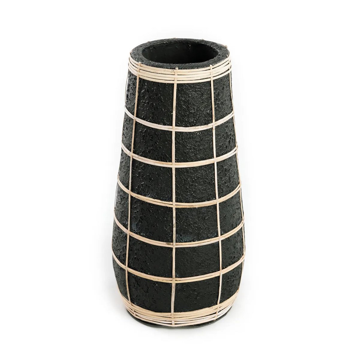 The Cutie Vaas - Zwart Naturel - L | woon-meubel.nl|